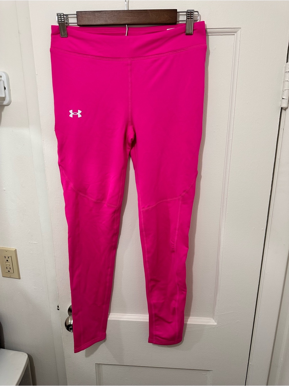 Under Armour Girls' Bright Pink Performance Leggings
